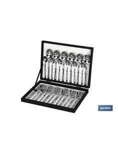 Cuberteria Inox Modelo Bari 24 Pcs C-18/10 2,5 Mm