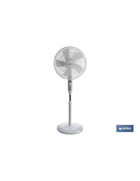 Ventilador 5 Palas Temporizador 55w Blanco