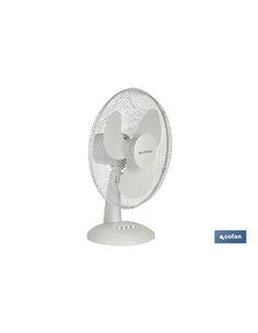 Ventilador de 3 velocidades 44 W branco 2