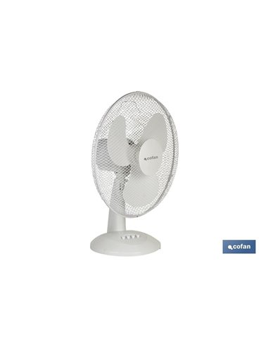 Ventilador 3 Velocidades 44 W Blanco