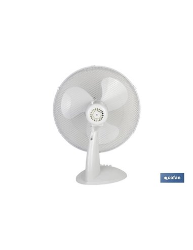 Ventilador 3 Velocidades 44 W Blanco