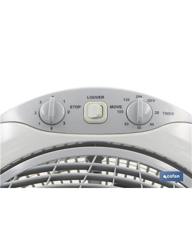 Ventilador Con Temporizador 50 W Beis Claro