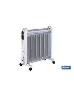 Radiador De Mica Negro Modelo Astana 2000w Temporizador-Mando 2