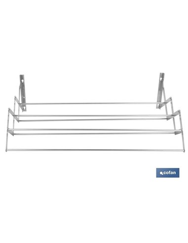 Tendedero Extensible Pared Aluminio Uyumi 4.8 M
