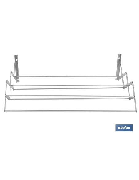 Tendedero Extensible Pared Aluminio Uyumi 4.8 M