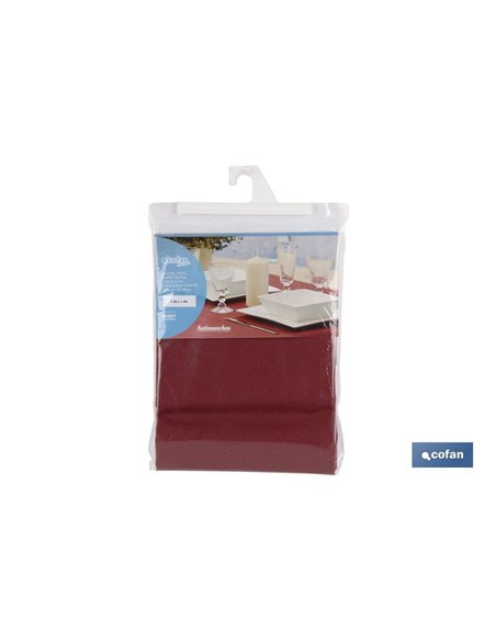 Mantel Antimanchas 140x180 M 50 % De Algodón Y Poliéster Modelo Protea