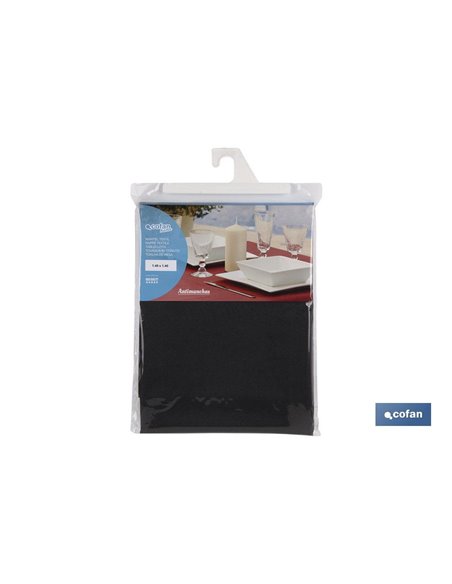 Toalha de Mesa Antimanchas 1,40x1,80mt 50% Alg/Pol.