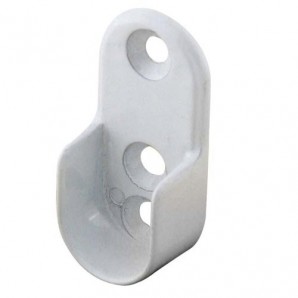 Suporte Lateral Oval Para Tubo Ø 16 mm. cromado
