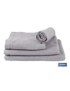 Toalha de Lavatório Cinza Pérola Gr.580/M2 Perlan Modelo 50x100cm 2