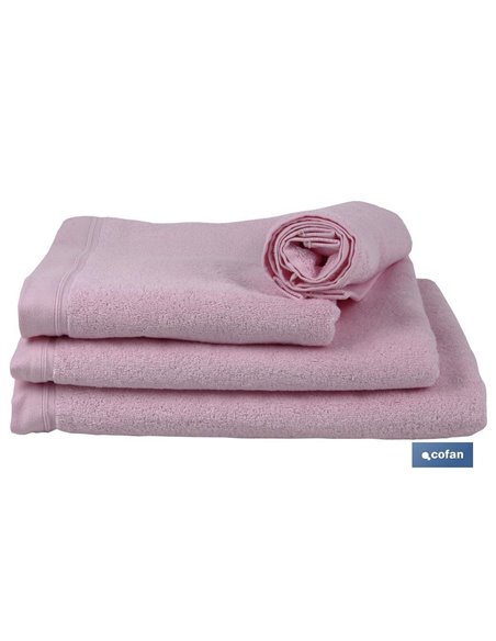 Toalla Ducha Rosa Claro Gr.580/M2 Mod D.Flor 70x140cm