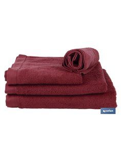 Toalha Higiênica Borgonha Gr580 M2 Paris Modelo 30x50cm 2