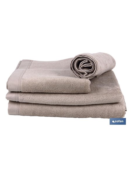 Toalla Ducha Beige Gr.580/M2 Modelo Abisinia 70x140cm