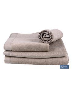 Toalla Baño Beige Gr.580/M2 Modelo Abisinia 100x150cm 2