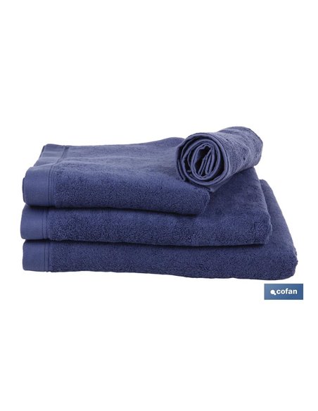 Toalla Baño Azul Marino Gr.580/M2 Modelo Marin 100x150cm