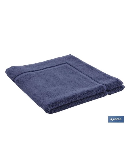 Alfombra Baño Azul Marino Gr.1000  Modelo Marin     60x60cm
