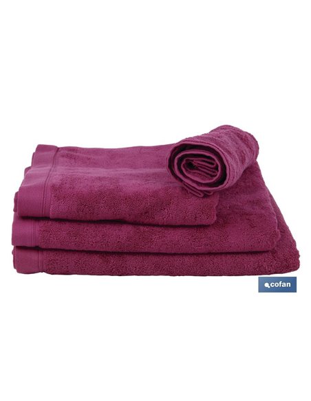 Toalla Baño Púrpura Gr.580/M2 Modelo Mar Rojo 100x150cm