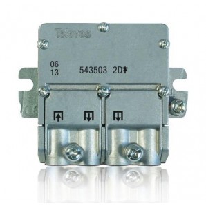 Distribuidor de antena mini 2 salidas Televes 543503