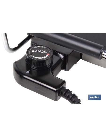 Plancha De Asar Electrica 2000w 45x25x7 Cm  Modelo Baikal