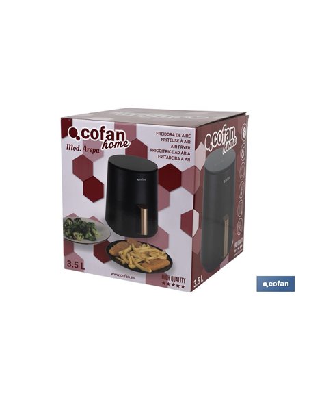 Freidora De Aire 3.5l Modelo Arepa 1500 W