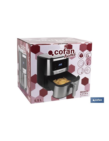 Freidora De Aire 5.5l Modelo Yuca 1700 W