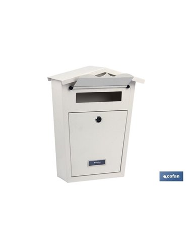 Buzón Correo Exterior Blanco Modelo Garden 360x290x105mm