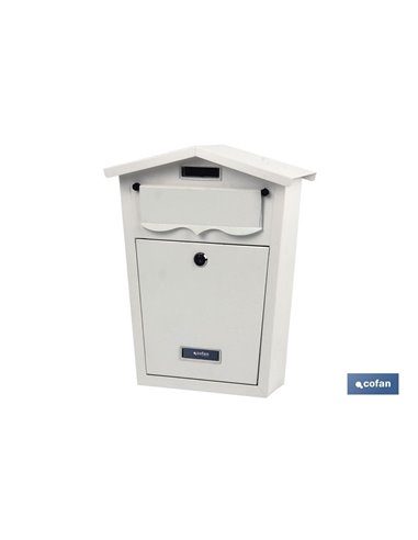 Buzón Correo Exterior Negro Modelo Garden 360x290x105mm