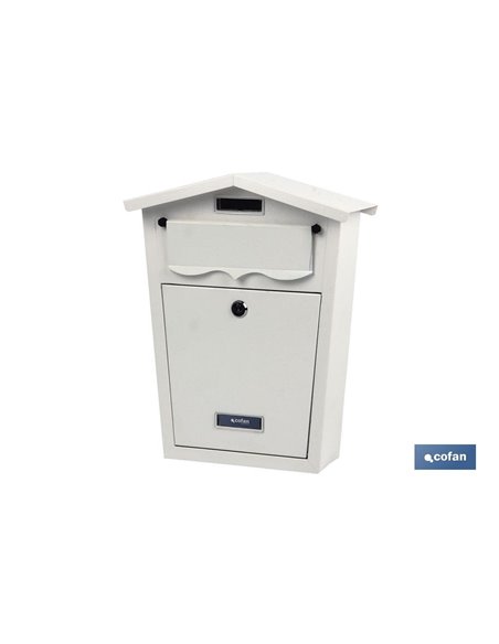 Buzón Correo Exterior Negro Modelo Garden 360x290x105mm
