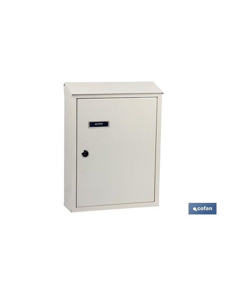 Buzón Correo Exterior Blanco Modelo Post 385x290x100mm