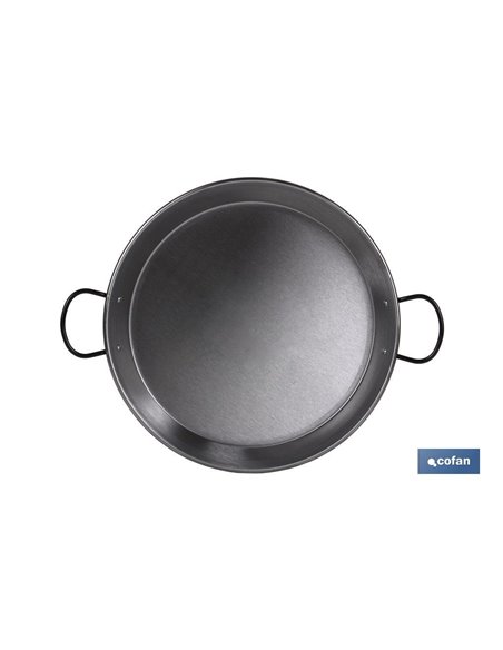 Paella de indução em aço polido Ø36cm