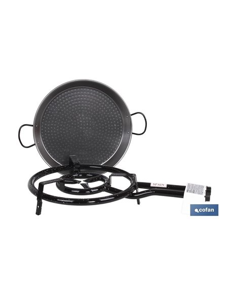 Kit Paellera 42cm+Quemador 40cm