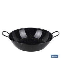 Sarten Honda Esmaltada con Asas Ø40cm