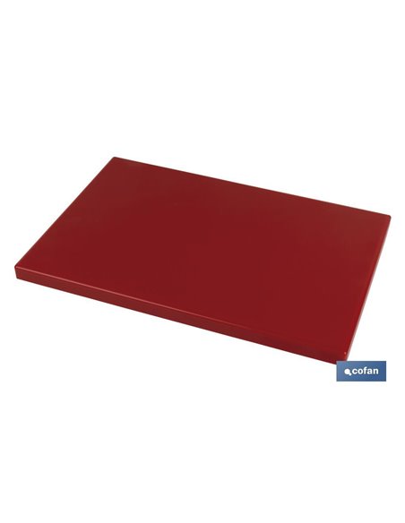 Tabla Corte  Rojo 50x30x1.5cm Modelo Bresa