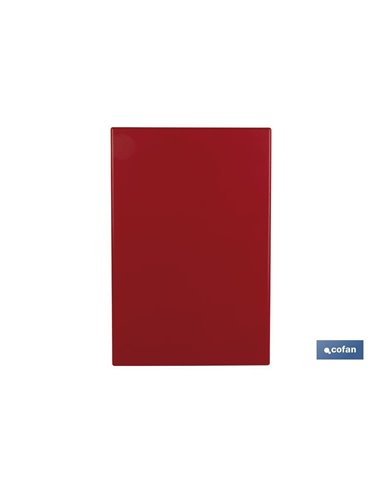Tabla Corte  Rojo 50x30x1.5cm Modelo Bresa