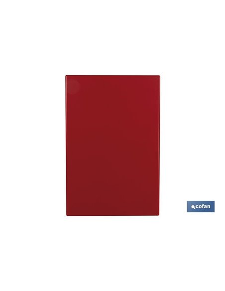 Tabla Corte  Rojo 50x30x1.5cm Modelo Bresa