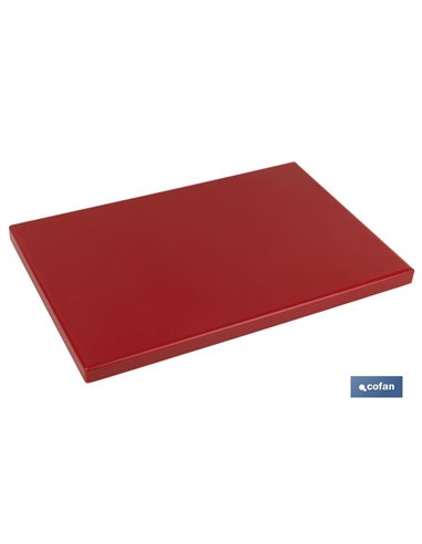 Tabla Corte  Rojo 50x30x1.5cm Modelo Bresa