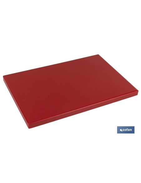 Tabla Corte  Rojo 50x30x1.5cm Modelo Bresa