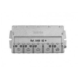 Distribuidor de antena mini 6 salidas televes 5469