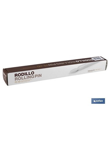 Rodillo Para Amasar Blanco 50x5cm Modelo Sablé
