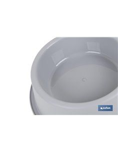 Comedero Redondo  Modelo Bimba Gris Claro 24.5x7.5cm 2
