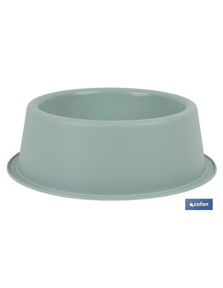 Comedero Redondo  Modelo Bimba Verde Agua 24.5x7.5cm