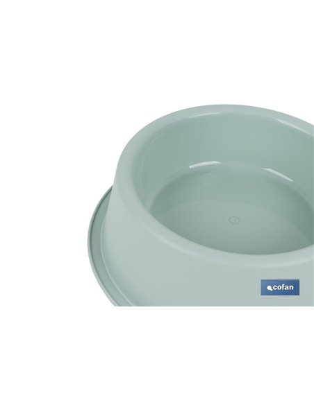 Comedero Redondo  Modelo Bimba Verde Agua 24.5x7.5cm