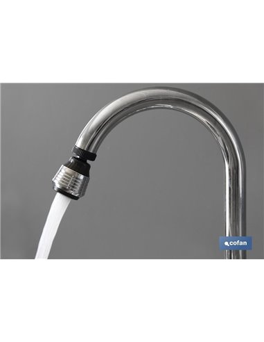 Grifo Borboteador 2 Func.Con Filtro Aireador Ahorro Agua Ø38mm
