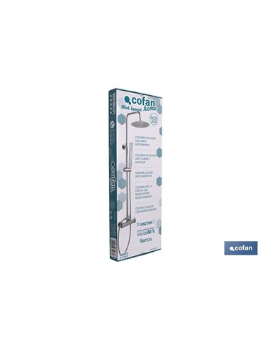 Columna Ducha Con Grifo Monomando 1.40 Modelo Iguazú
