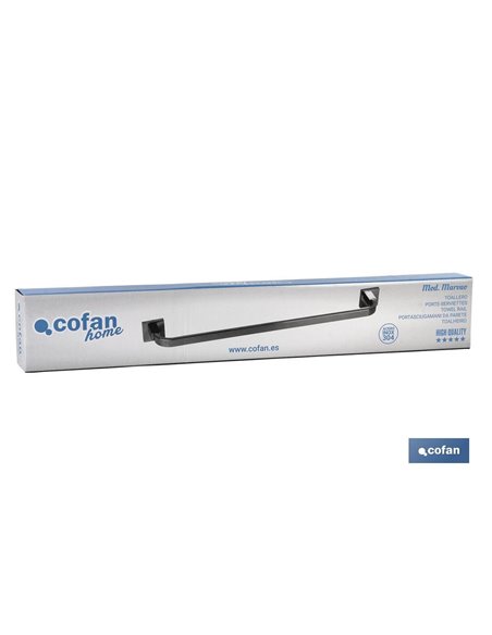 Toallero 60cm Modelo Marvao Inox 304 Brillo