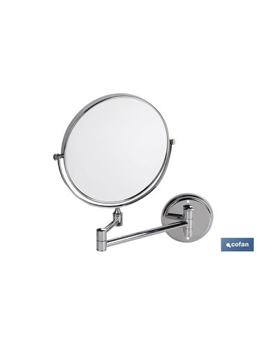 Espejo Redondo Baño Aumento 3 Modelo Lagoa Inox 304