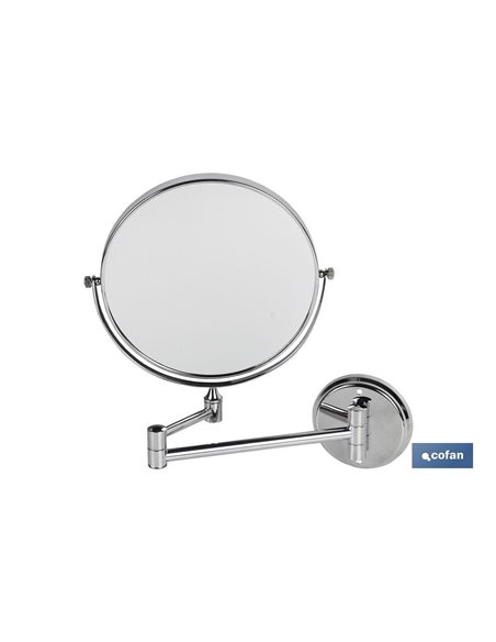 Espejo Redondo Baño Aumento 3 Modelo Lagoa Inox 304