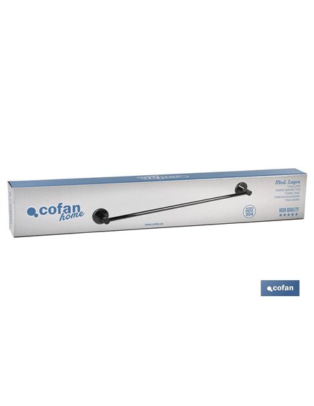 Toallero 60cm Modelo Lagoa  Inox 304  Brillo