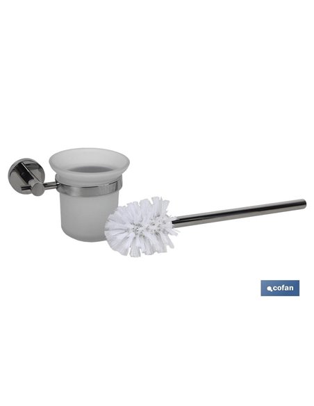 Escobillero Inodoro Modelo Lagoa Inox 304 Brillo