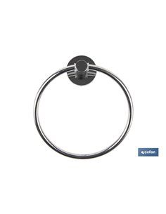 Toalheiro Circular Lagoa Modelo INOX 304 Brilho