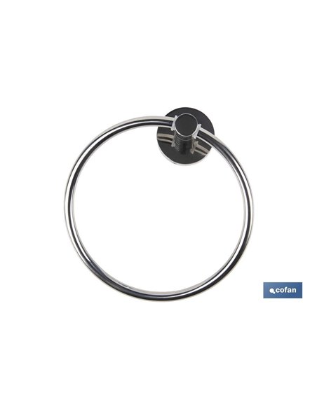 Toallero Circular Modelo Lagoa Inox 304  Brillo
